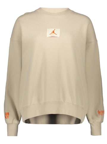 Nike Sweatshirt "Air Jordan x Shelf Life" in Beige