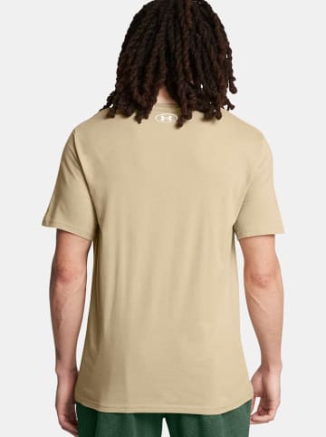 Under Armour Koszulka "Sport Style" w kolorze beżowym