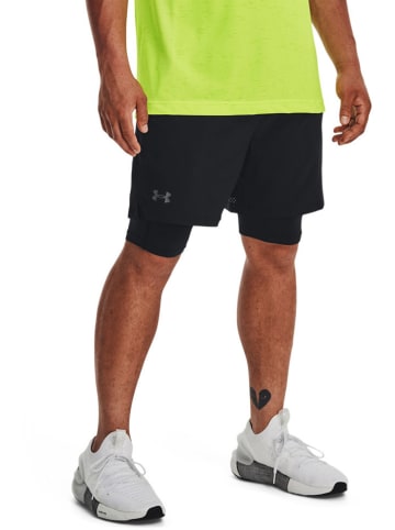 Under Armour Szorty funkcyjne 2w1 w kolorze czarnym