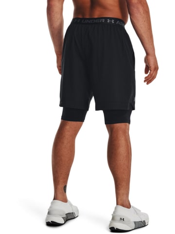 Under Armour 2in1-Funktionsshorts in Schwarz