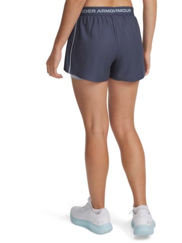 Under Armour 2in1-Funktionsshorts in Dunkelblau/ Hellblau