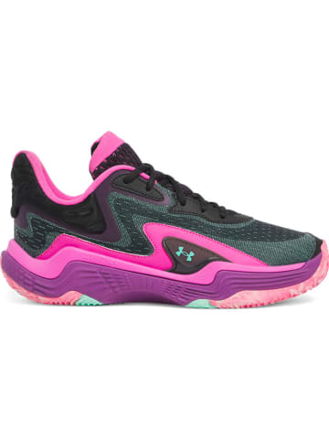 Under Armour Sportschuhe in Schwarz/ Pink/ Lila