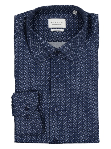 Eterna Blouse - modern fit - donkerblauw