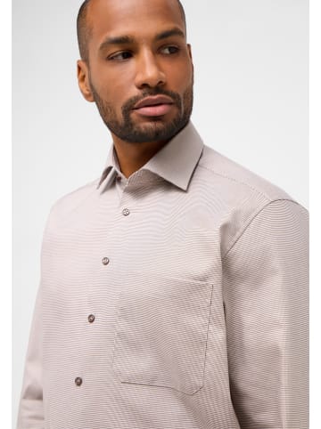 Eterna Hemd - Comfort fit - in Beige/ Hellbraun
