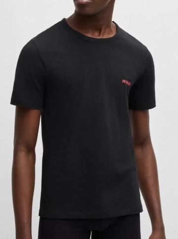 Hugo Boss Underwear Koszulki (3 szt.) w kolorze czarnym