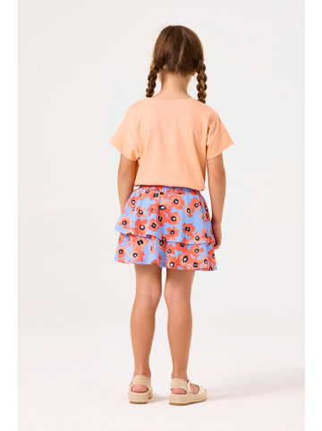 Garcia Rok lichtblauw/roze