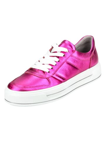 Ara Shoes Skórzane sneakersy w kolorze różowym