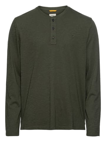 Camel Active Longsleeve in Dunkelgrün