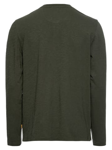 Camel Active Longsleeve in Dunkelgrün