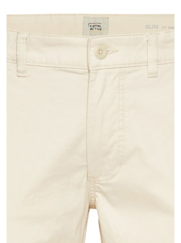 Camel Active Spodnie chino w kolorze kremowym