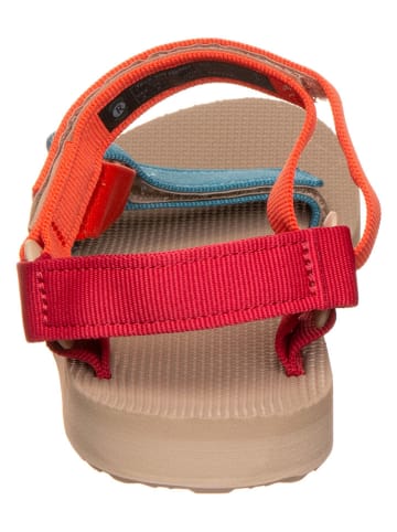 Teva Sandalen "Original Universal" in Orange/ Rot/ Blau
