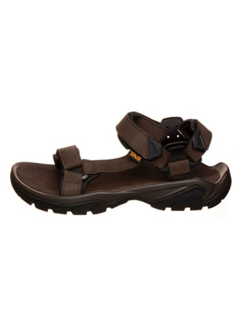 Teva Leder-Sandalen "Terra Fi 5" in Braun