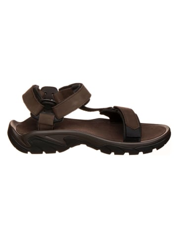 Teva Leder-Sandalen "Terra Fi 5" in Braun
