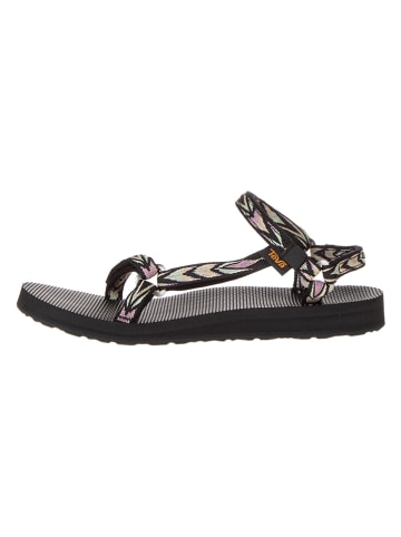 Teva Trekkingsandalen in Schwarz