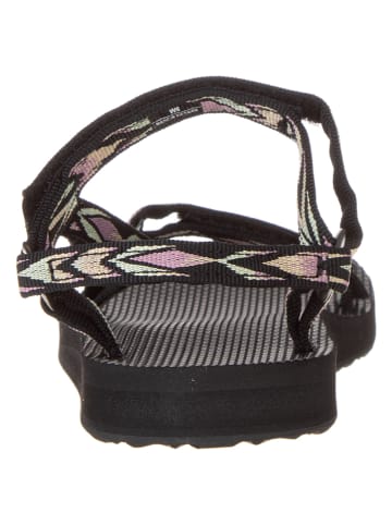 Teva Trekkingsandalen in Schwarz