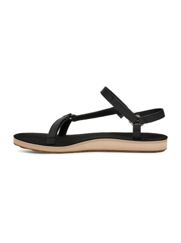 Teva Wandersandalen "Original Universal Slim Lea" in Schwarz