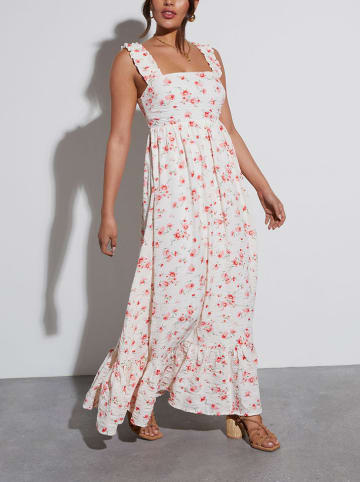 Milan Kiss Kleid in Weiß/ Rosa