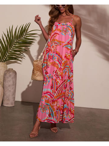 Milan Kiss Kleid in Pink/ Orange