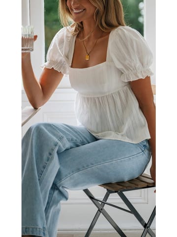 Milan Kiss Bluse in Weiß