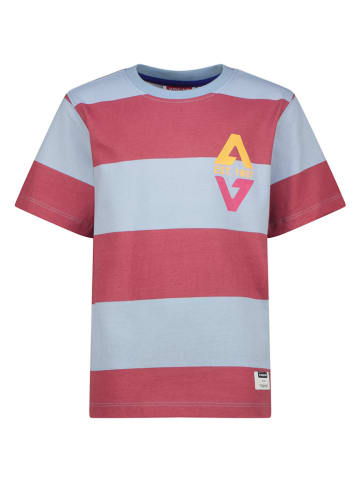 Vingino Shirt in Rot/ Hellblau