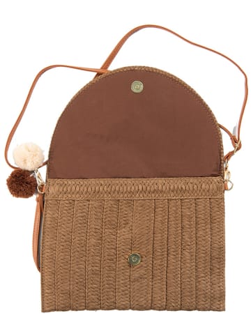 Clayre & Eef Schoudertas lichtbruin - (B)27 x (H)20 x (D)3 cm