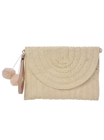 Clayre & Eef Umhängetasche in Beige - (B)27 x (H)20 x (T)3 cm