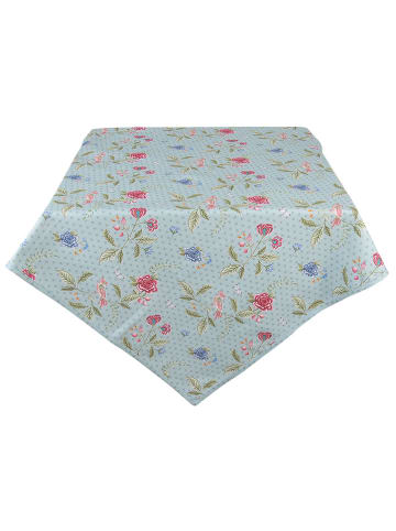 Clayre & Eef Tafellaken lichtblauw/meerkleurig - (L)250 x (B)150 cm