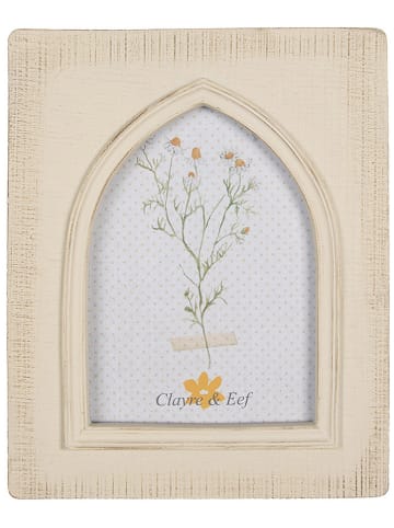 Clayre & Eef Ramka w kolorze beżowym na zdjęcia - 20 x 25 x 2 cm