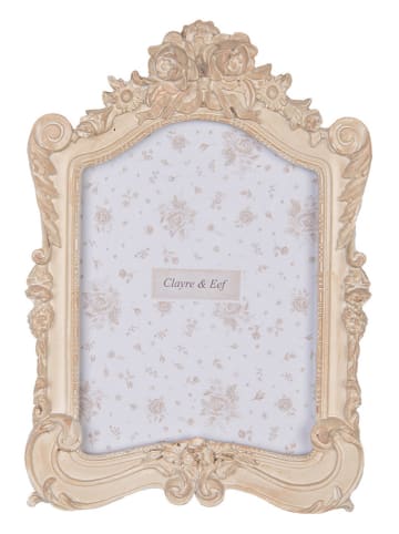 Clayre & Eef Fotolijst beige - (B)18 x (H)25 x (D)2 cm