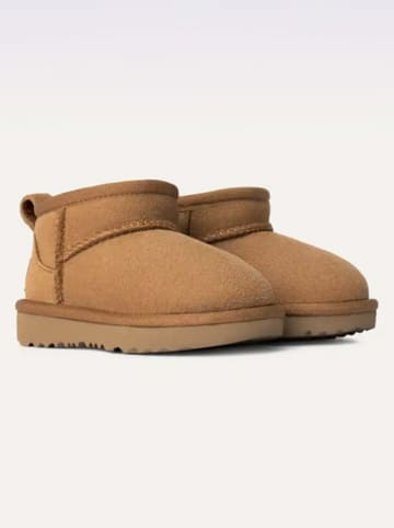 UGG Schaffel-Boots "Classic Ultra Mini" in Hellbraun