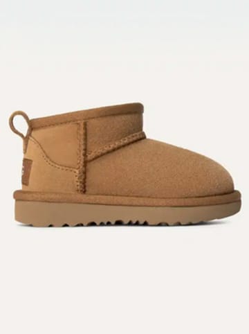 UGG Schaffel-Boots "Classic Ultra Mini" in Hellbraun