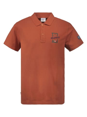 DOLOMITE Poloshirt "Dobbiaco" in Hellbraun