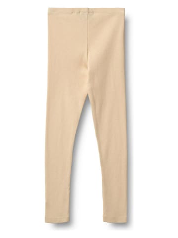 Wheat Legginsy "Maddy" w kolorze beżowym
