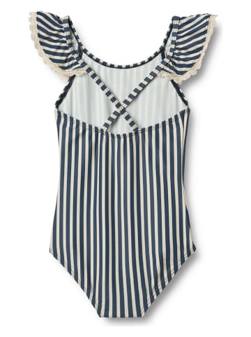 Wheat Badeanzug "Doris" in Dunkelblau/ Creme