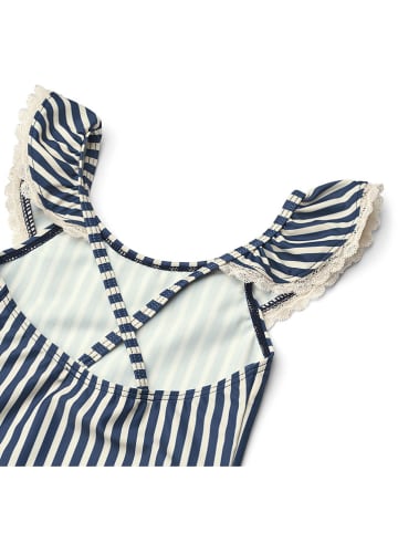Wheat Badeanzug "Doris" in Dunkelblau/ Creme