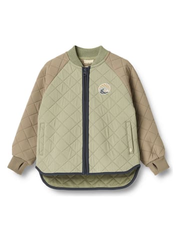 Wheat Thermo-Jacke "Ole" in Grün/ Hellbraun