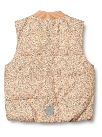 Wheat Steppweste "Andre" in Orange/ Gelb/ Hellblau