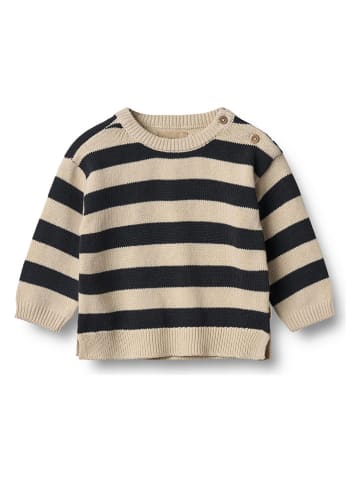 Wheat Pullover "Morgan" in Beige/ Schwarz