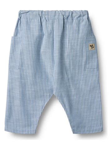 Wheat Broek "Arne" lichtblauw/wit