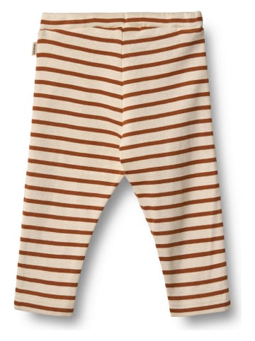 Wheat Sweatbroek "Manfred" beige/rood