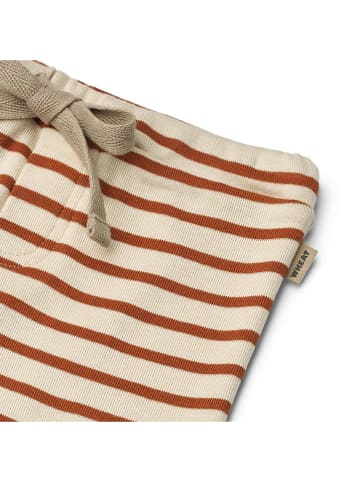 Wheat Sweatbroek "Manfred" beige/rood