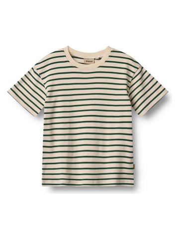 Wheat Shirt "Fabian" in Beige/ Grün