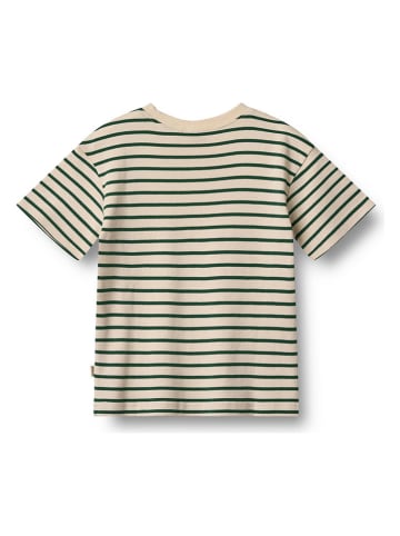 Wheat Shirt "Fabian" in Beige/ Grün