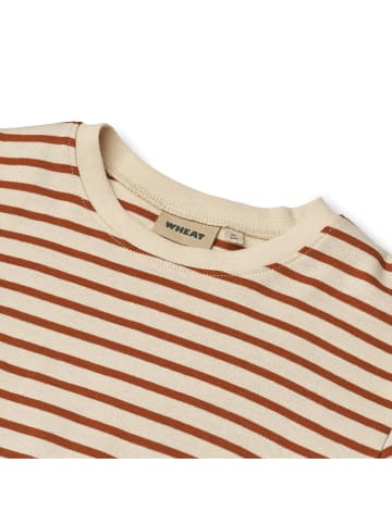 Wheat Shirt "Fabian" beige/rood