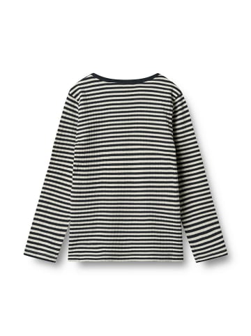 Wheat Longsleeve "Stig" in Hellblau/ Schwarz