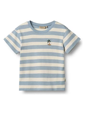 Wheat Shirt "Liam" lichtblauw/wit