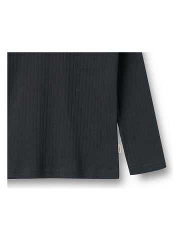 Wheat 2er-Set: Longsleeves "Stig" in Dunkelblau/ Weiß