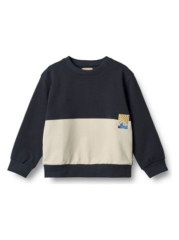 Wheat Bluza "Steff" w kolorze granatowo-kremowym