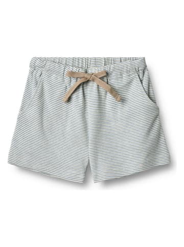 Wheat Shorts "Kalle" in Weiß/ Blau