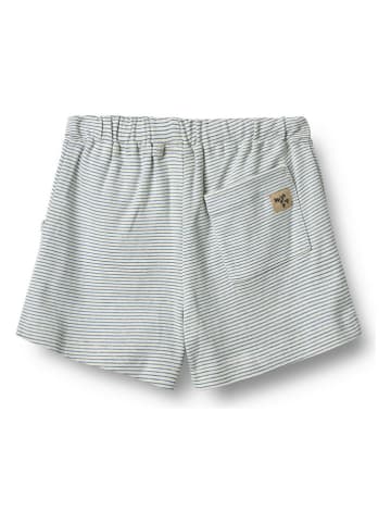 Wheat Shorts "Kalle" in Weiß/ Blau